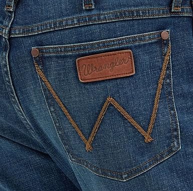 **FINAL SALE** Wrangler Mens Retro Slim Fit Straight Leg Jean Denim