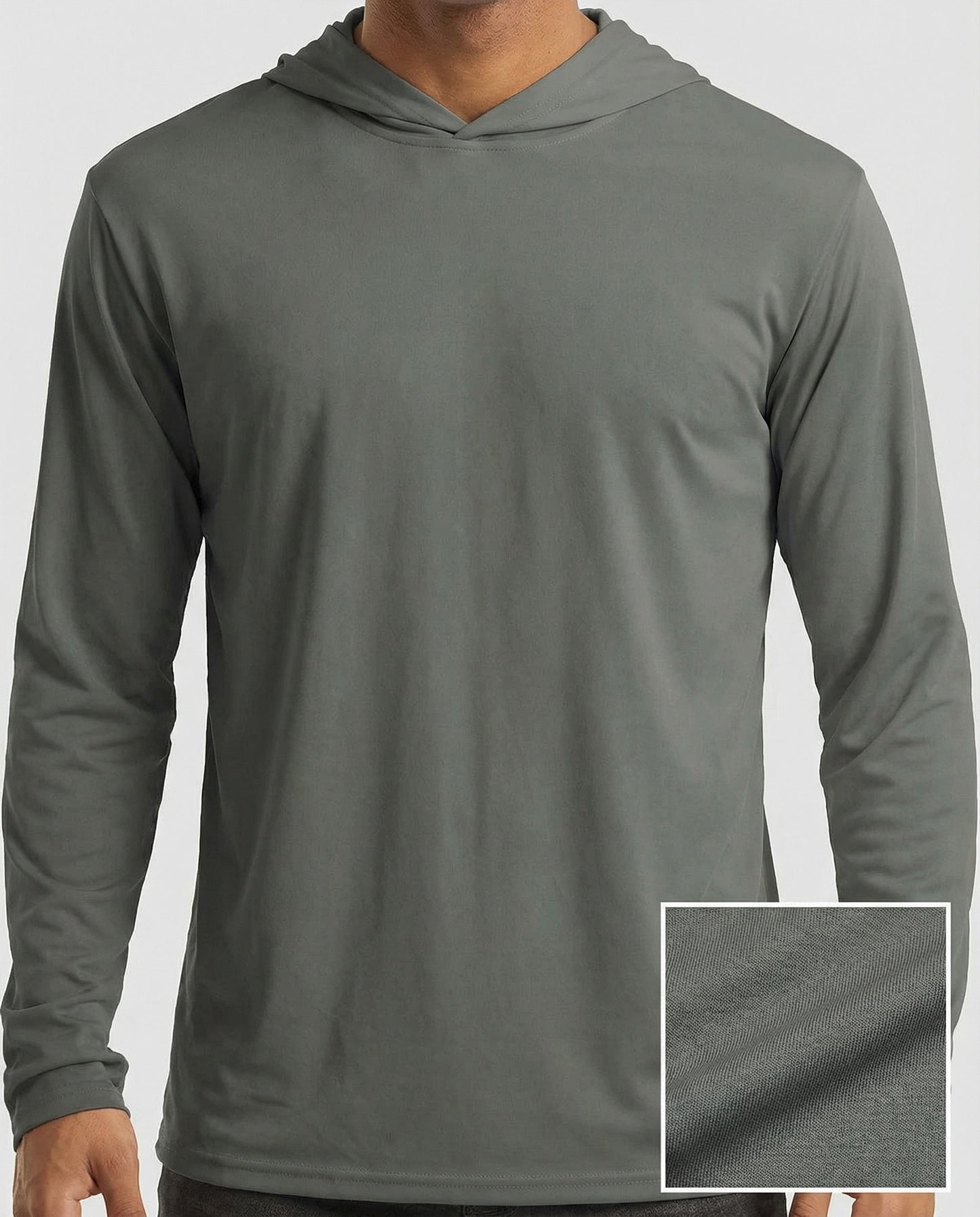 Quick Dry Performance 100% Polyester Hooded T-Shirt
