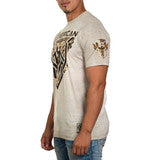 American Fighter Men's Culver Dirty White & Multi Short Sleeve T Shirt Tee