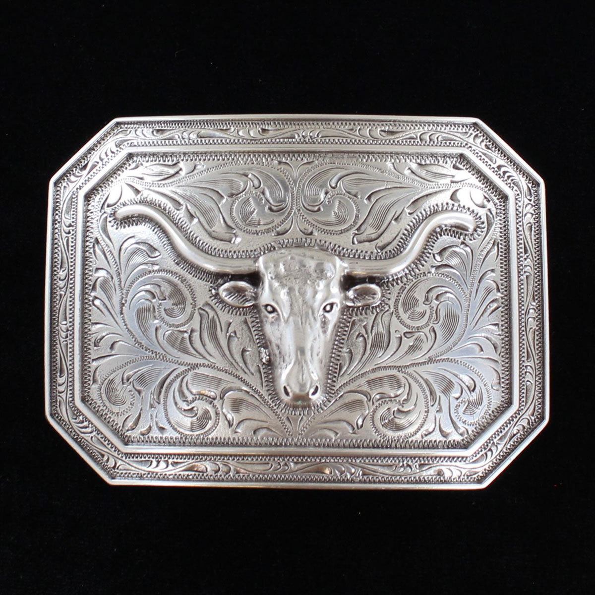 Ariat Longhorn Rectangle Buckle
