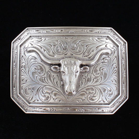 Ariat Longhorn Rectangle Buckle