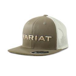 ARIAT OLV LOGO FLEXFIT CAP