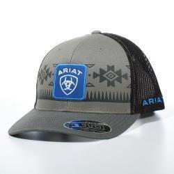 Ariat Shield GRY/BLUE Cap