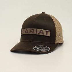 Ariat Long Logo Brown Cap