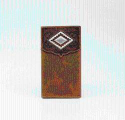 Ariat Mens Wallet Medium Brown