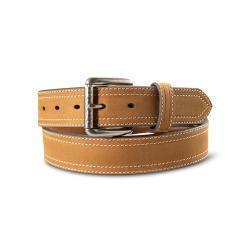 Ariat Men's Double Stitched Leather Belt (42)Camel Light Br.