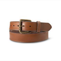 Ariat Mens Work Belt 1 1/2" Triple Stitch Tan