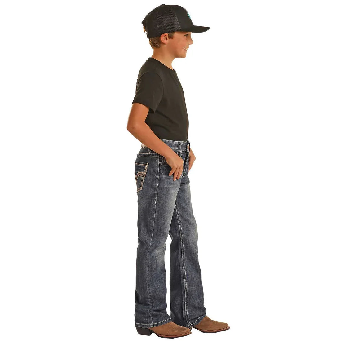 Rock & Roll Cowboy Boys' Reflex Boot Cut Jean