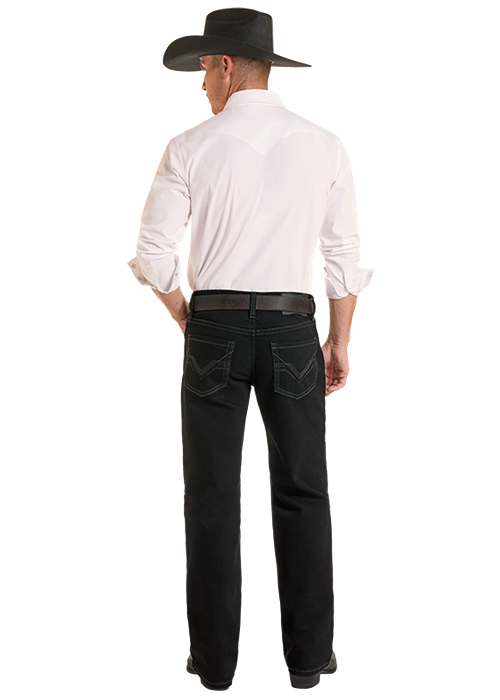 Rock & Roll Denim Men's Double Barrel Straight Jeans