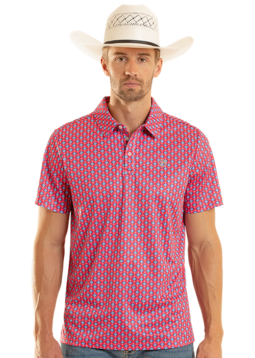 Rock&Roll Mini Aztec Printes Polo