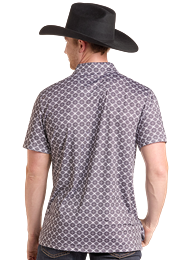 Rock&Roll Medallion Printed Lite Polo