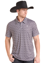 Rock&Roll Medallion Printed Lite Polo