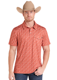 Rock & Roll  College Game Day Print Polo
