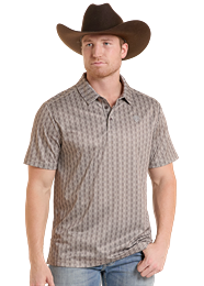 Rock and Roll Stripe Printed Polo