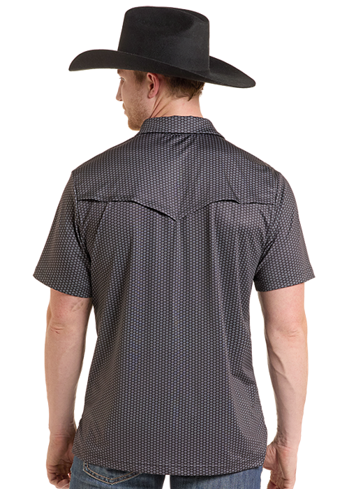 Rock&Roll Geo Core Western Vented Polo