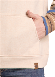 Rock&Roll Stripe-Blocked Printed Hoodie