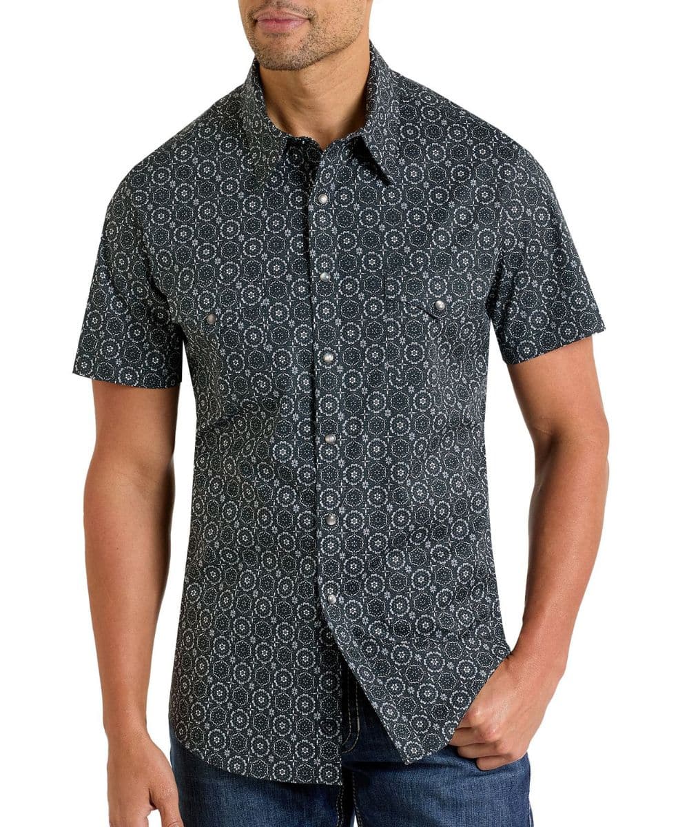 Rock&Roll RR All Over Medallion SS BD - BLACK