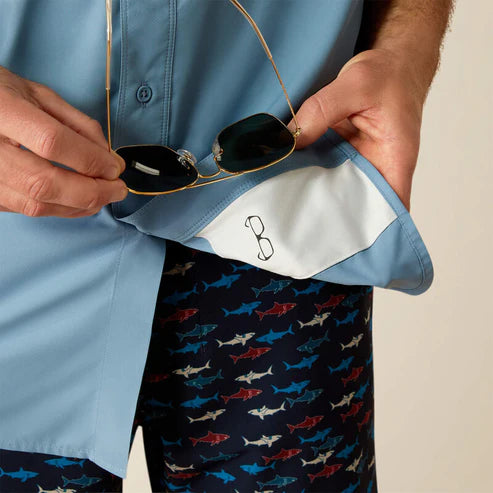 Ariat VENTTEK OUTBOUND SHIRT - BLUE SHADOW