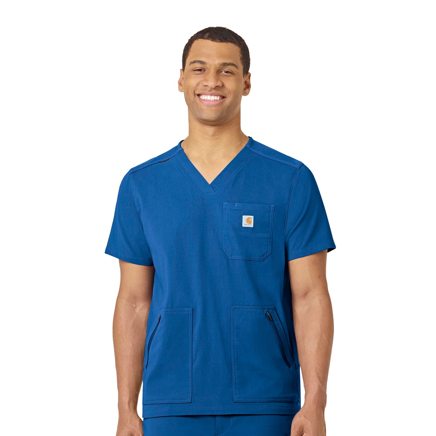 Rugged Flex Peak Men's 5-Pocket V-Neck Scrub Top