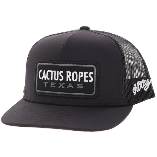 "CR125" Cactus Ropes Hat Black/White