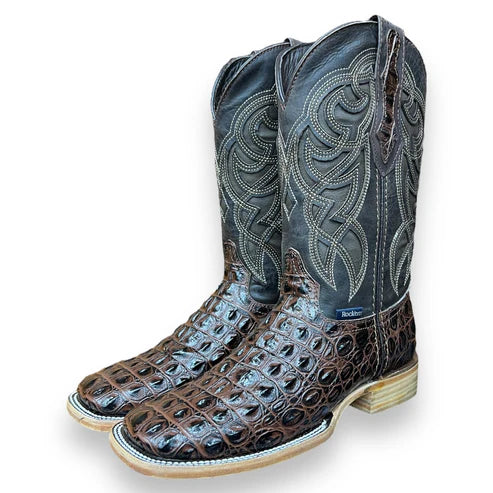 **FINAL SALE **Rock'em Boots - Croc Clone Brown