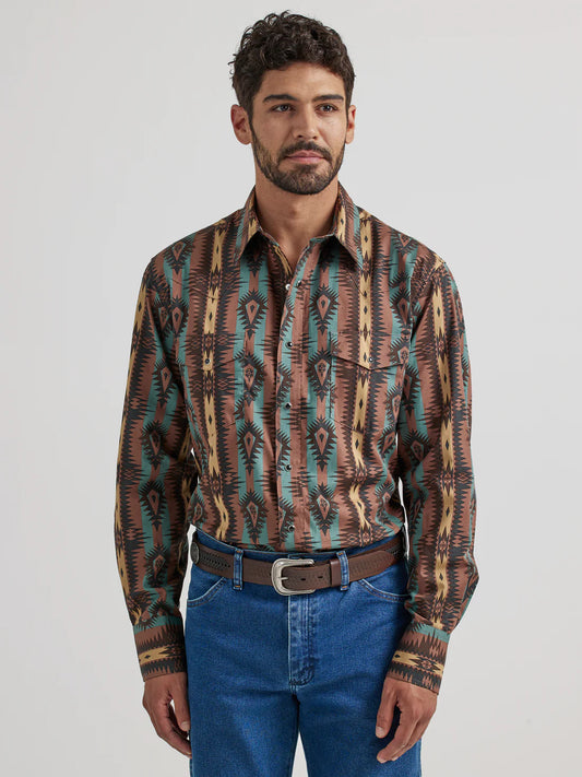 Wrangler x Checotah Western Snap Printed Shirt