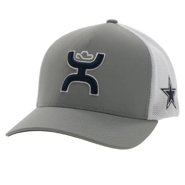 HOOEY DALLAS GRY/WHT 5P FF