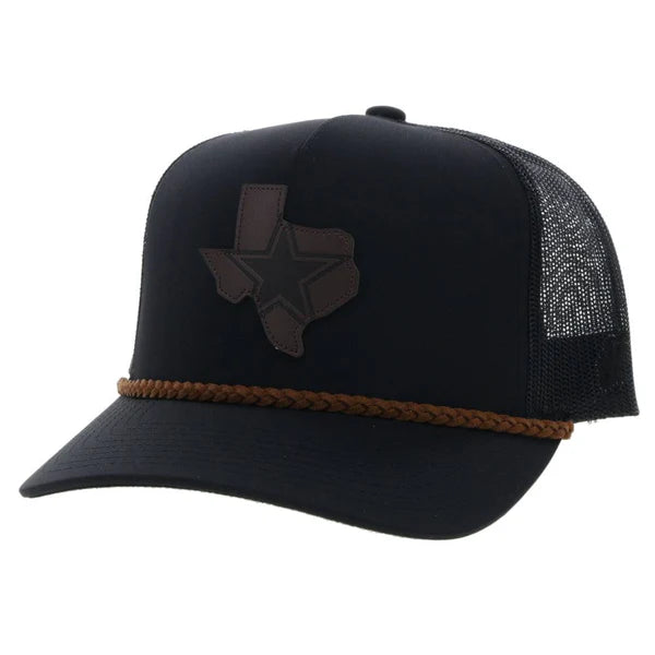 HOOEY DALLAS BLK 5P TRK TX LOGO OSFA