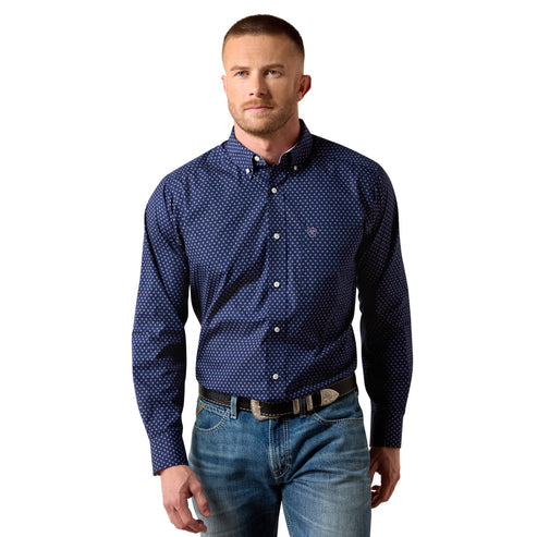 Ariat Men's Wrinkle Free Wes Classic Fit Long Sleeve Shirt