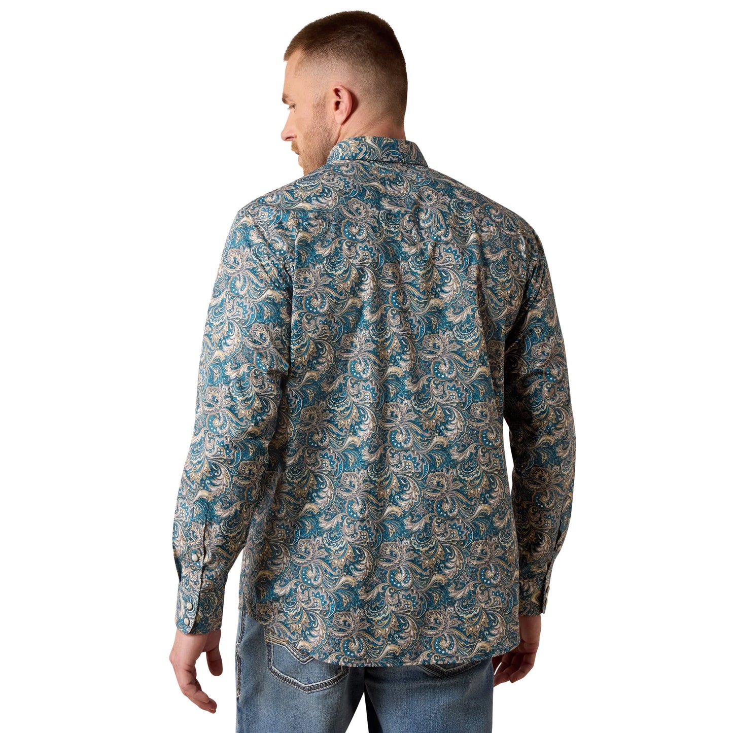 Men's Ariat Cedric Classic Fit Snap Shirt