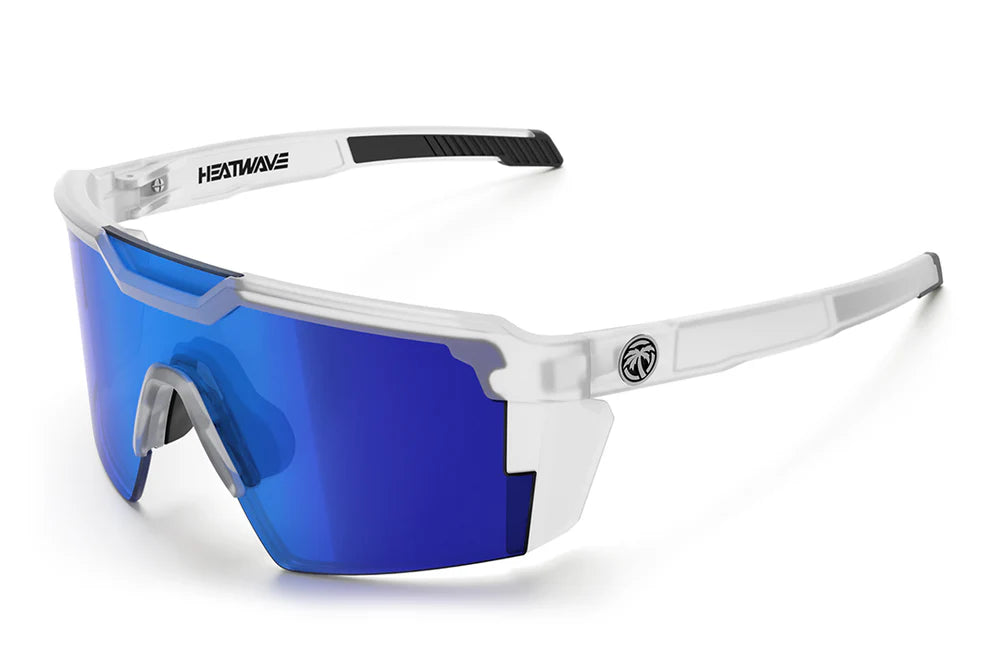 HeatWave Future Tech Sunglasses: Vapor Frost Frame Coastal Lens Z87+