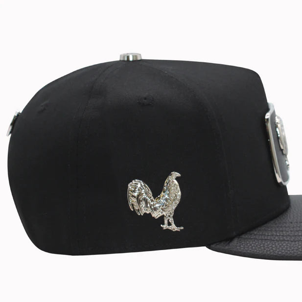 FERRETI HATS Gallo Plateado Baseball Cap For Men