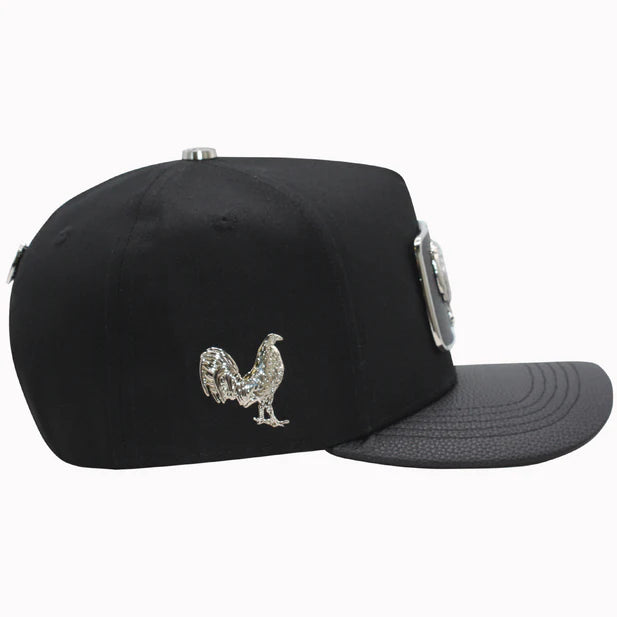 FERRETI HATS Gallo Plateado Baseball Cap For Men