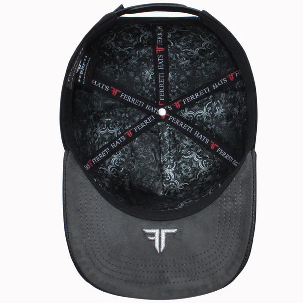 FERRETI HATS Gallo Plateado Baseball Cap For Men