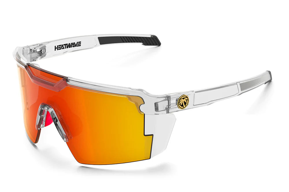 HeatWave Future Tech Z87+ Sunglasses: Vapor Clear Frame / Sunblast Lens