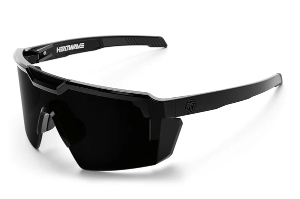 HeatWave Future Tech Z87+ Sunglasses: Gloss Black Frame/ Ultra Black