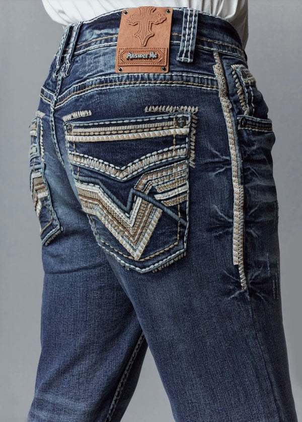 Men's Answer Me Jeans Straight Fit 2286