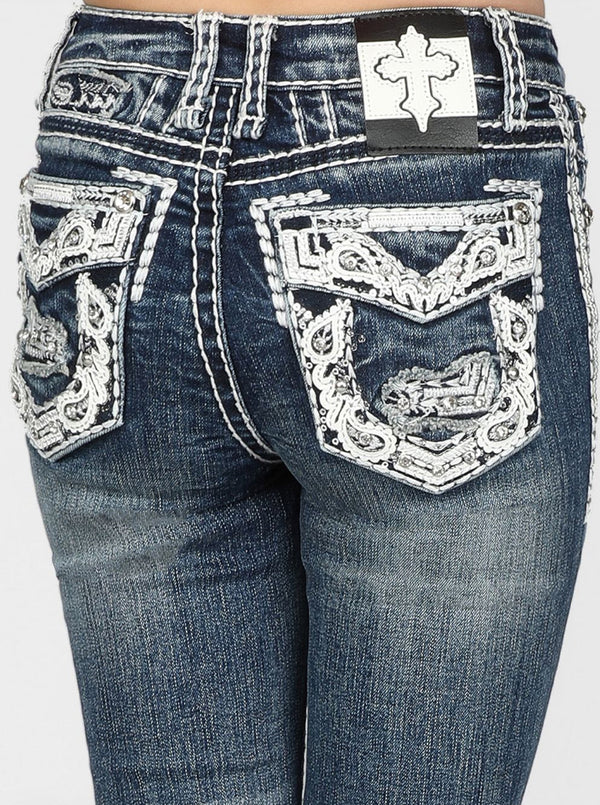 Girls Youth Answer Me Denim Jeans