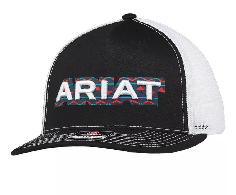 Ariat R112 Screen Print 3D Embroidered Black