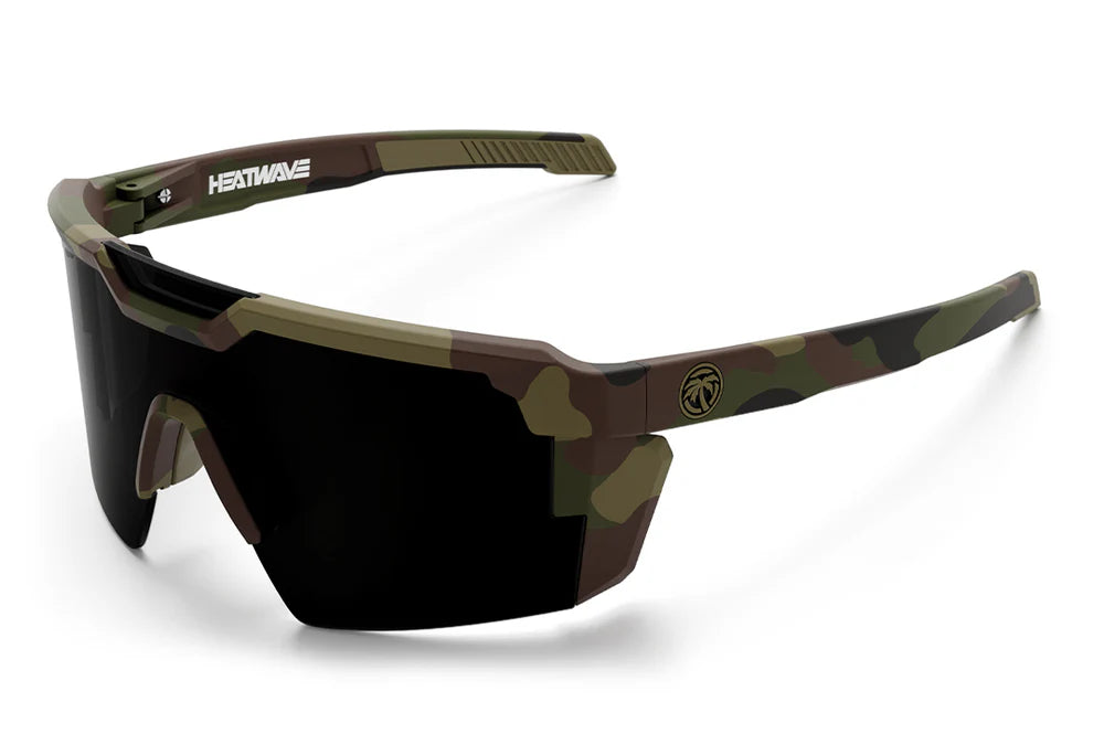 HeatWave Future Tech Sunglasses: Fleck Camo  Ultra Black Z87+