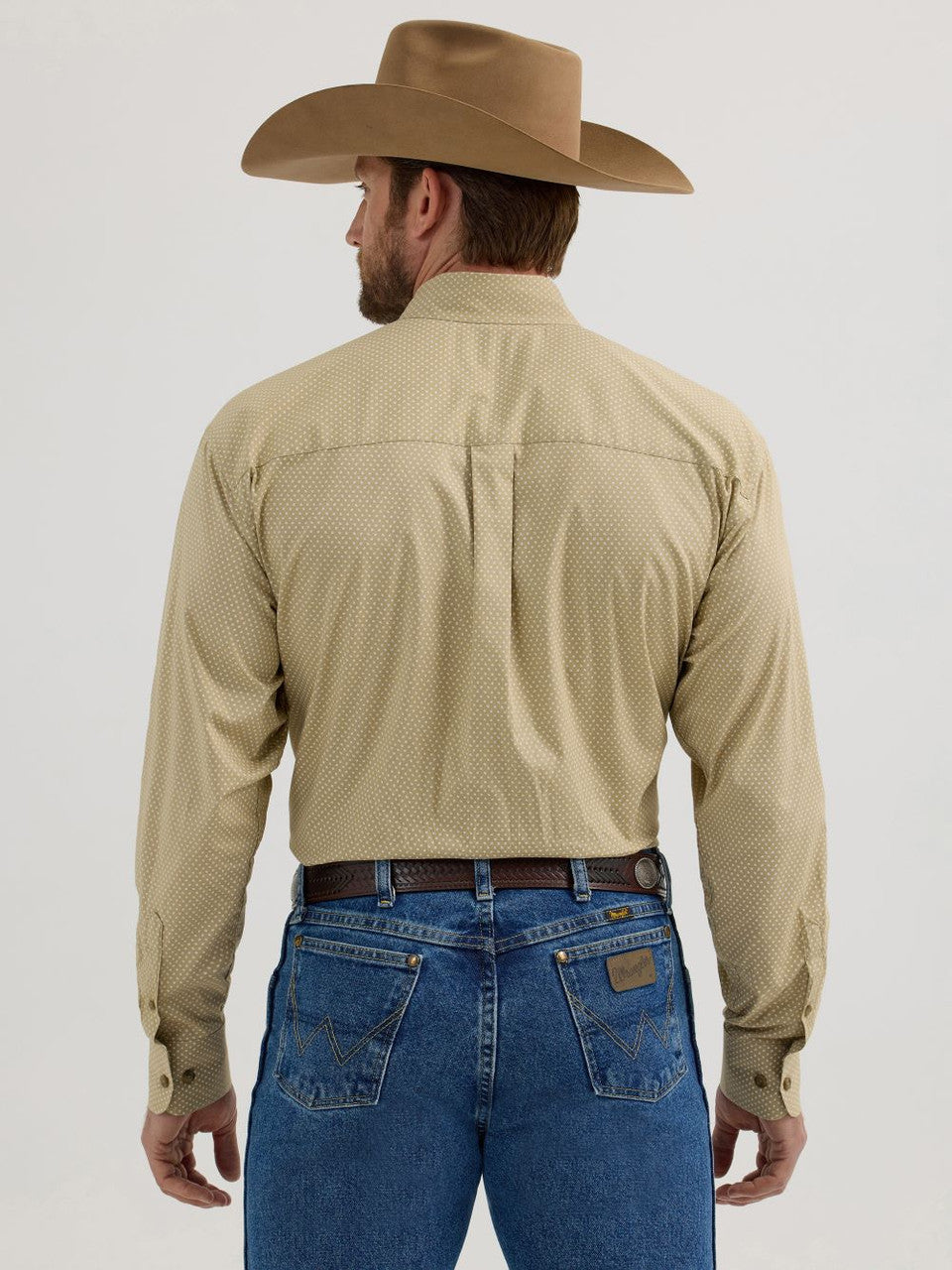 Wrangler George Strait Tan Print- Big & Tall