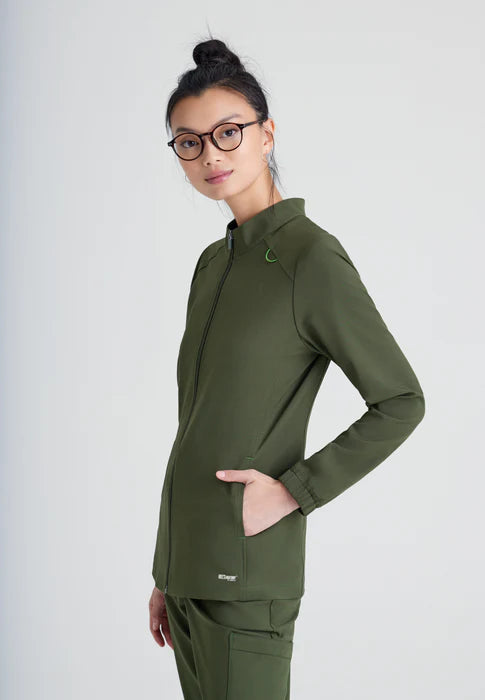 Virtue 3-Pocket Stand-Up Collar Ciclo® Scrub Jacket