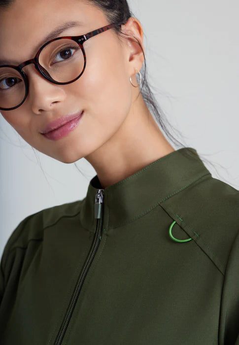 Virtue 3-Pocket Stand-Up Collar Ciclo® Scrub Jacket