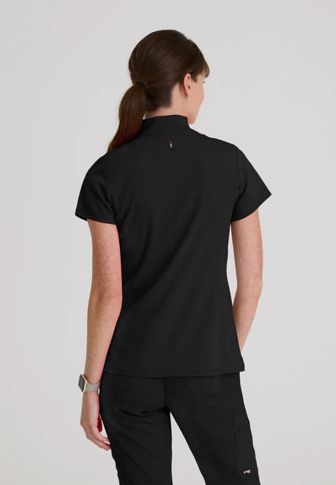 Kristi 2-Pocket Knit Collared Top