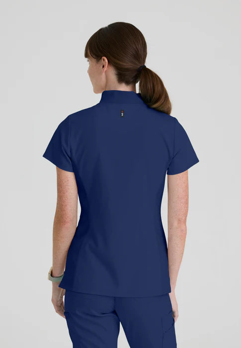 Kristi 2-Pocket Knit Collared Top