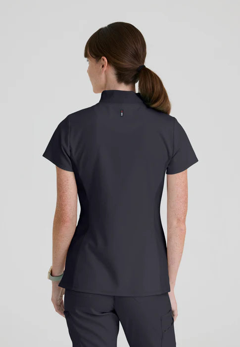 Kristi 2-Pocket Knit Collared Top
