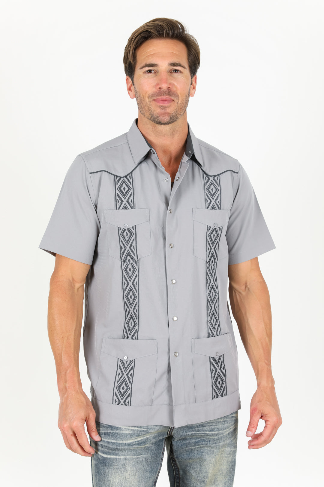 Men's Modern Guayabera Shirt