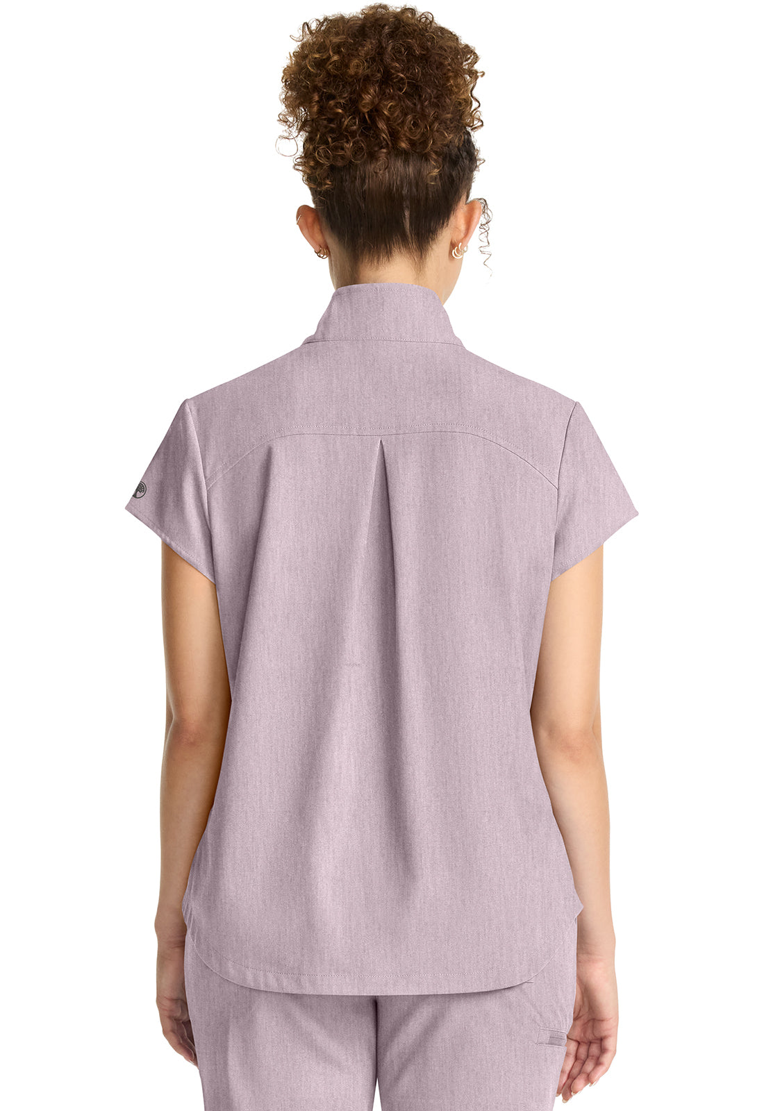 Healing Hands HH Quest Women's Partial Zip Stand Collar Top