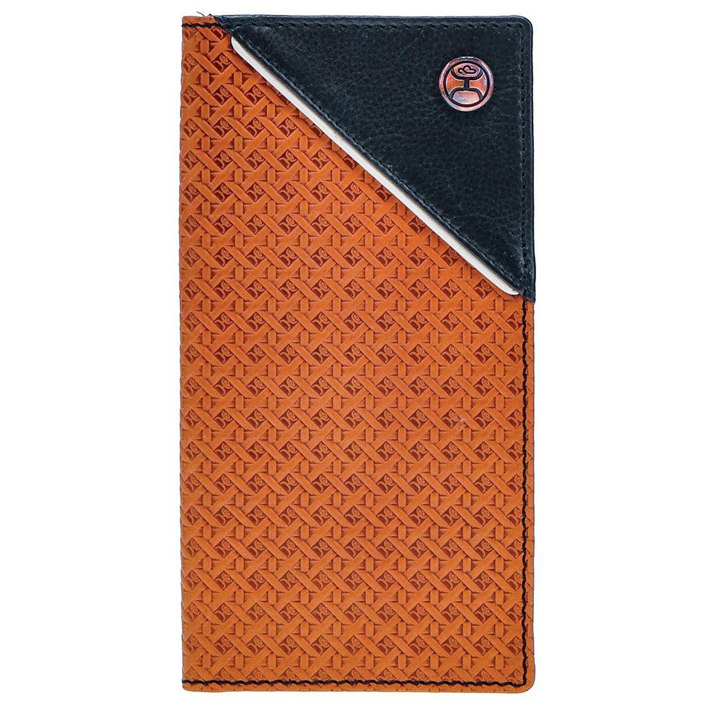 **FINAL SALE** Hooey Basketweave Black corner Rodeo Wallet