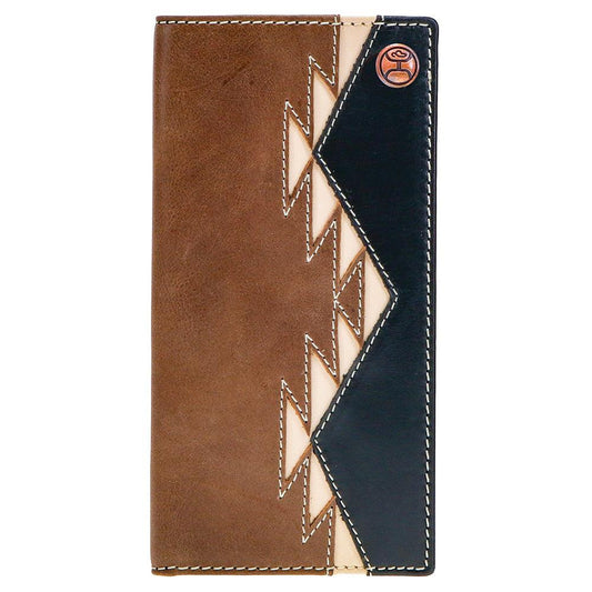 **FINAL SALE** Hooey Ivory Aztec Print Rodeo Wallet